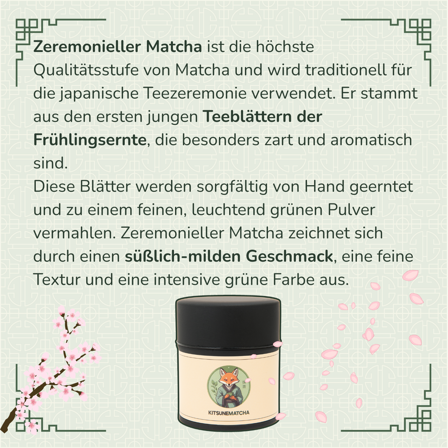 Kitsune Matcha Zeremoniell - 30g